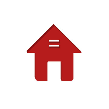 House icon isolated. Home illustrated.