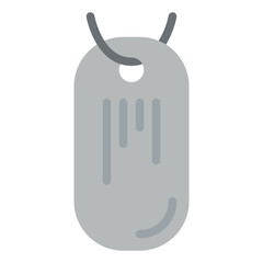 military tag identification military army icon