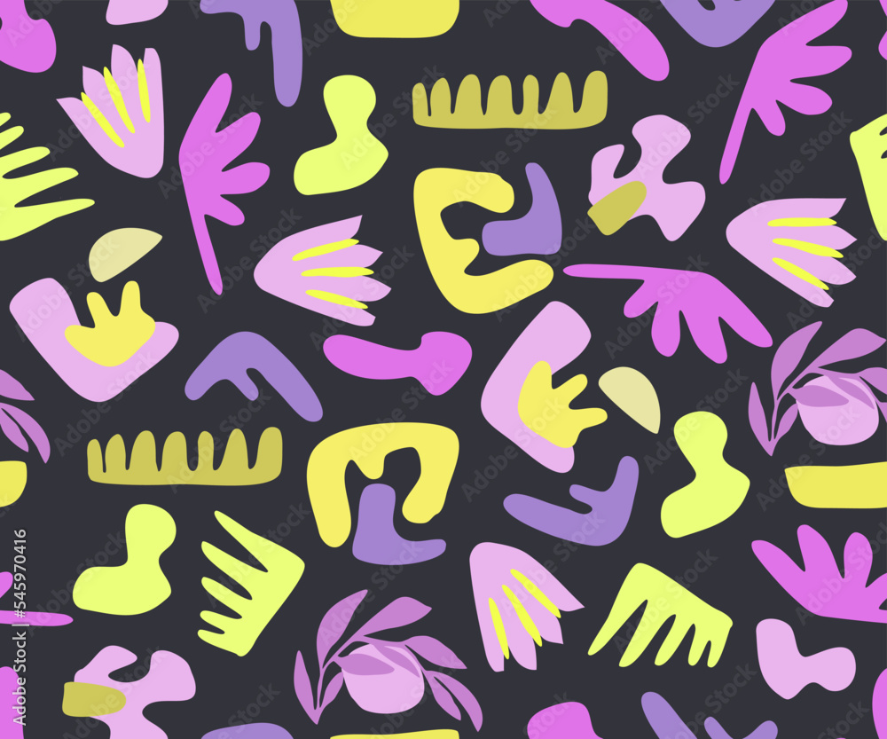 Aufkleber contemporary abstract pattern with abstract seamless pattern for wallpaper design.