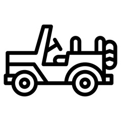 jeep car vehicle army military icon