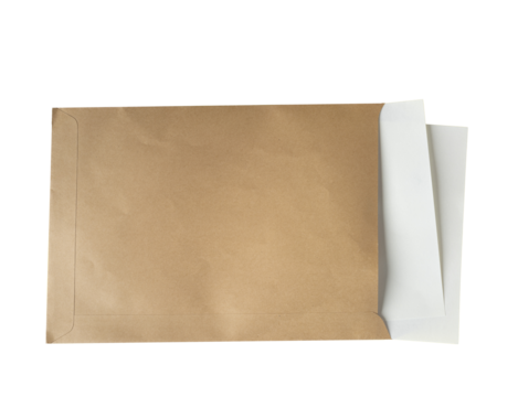 a brown paper envelope