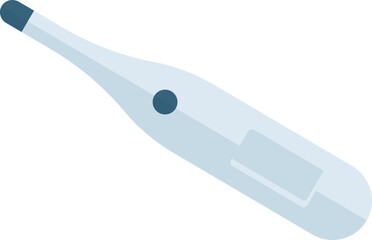 Thermometer flat icon Medical equipment Healthcare