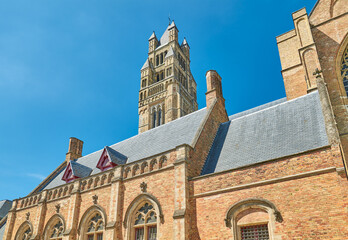 Bruges historic and traditional architectures