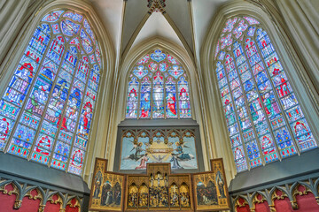 Bruges historic and traditional architectures