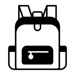 Bag, school, backpack Modern concepts flat design, Premium quality vector illustration concept. Vector symbol.