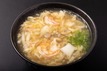 海鮮玉子あんかけうどん