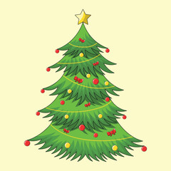 Christmas Tree Vector Design