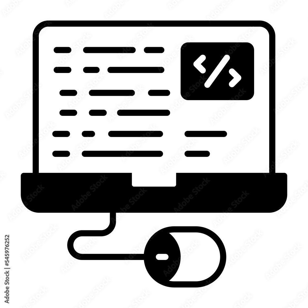Poster coding, development, html, modern concepts flat design, premium quality vector illustration concept.