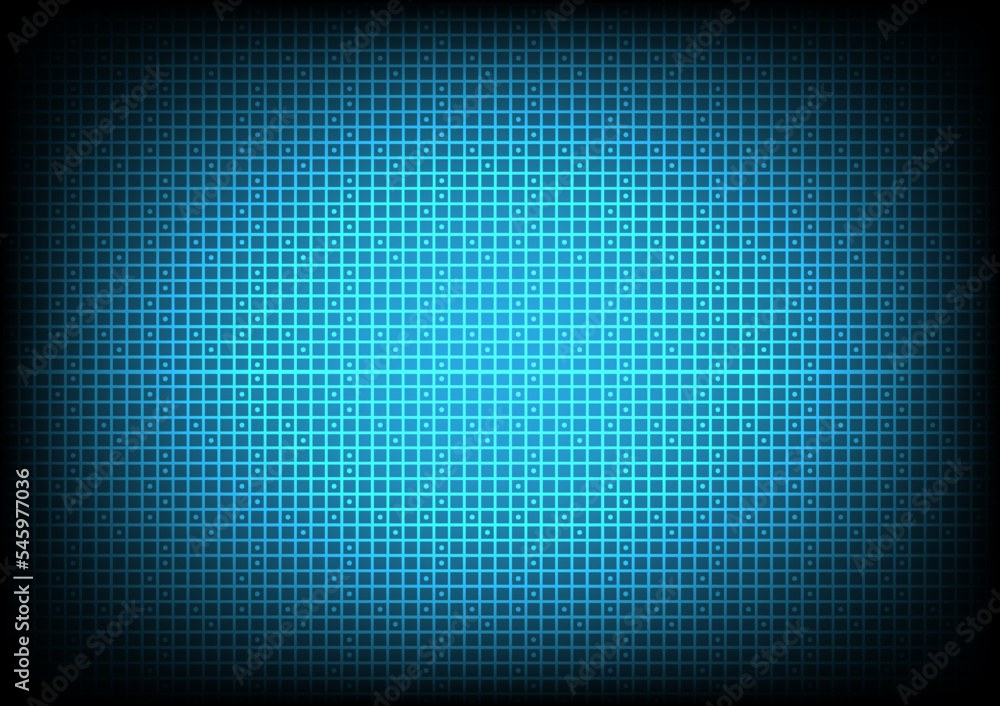 Poster abstract technology background with geometric texture and grid pattern with lighting glowing particl