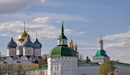 Trinity lavra of St. Sergius in Sergiyev Posad. Russia.