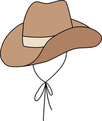 Cowboy Hat With Strap