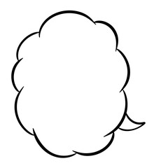 Comic cloud.