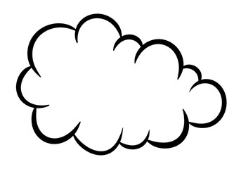 Comic cloud.