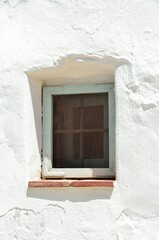 Pequeña ventana en Frigiliana, Axarquía, Málaga, Andalucía, España