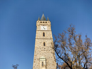 Fototapeta na wymiar Stephen tower in Baia Mare city, Romania. Turnul Stefan