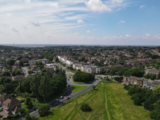 Fototapeta na wymiar Chingford Hatch East London UK Waltham Forest Aerial drone
