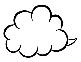 Comic cloud.