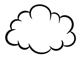 Comic cloud.