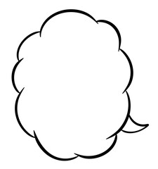 Comic cloud.
