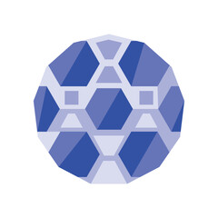 soccer ball geometric icon