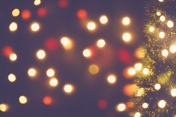 Fototapeta na wymiar Christmas lights