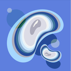 Abstract water ripples