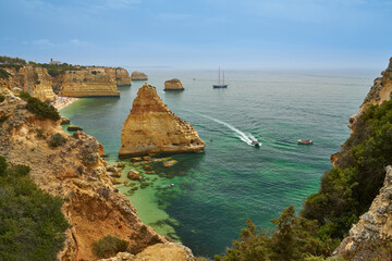 Fototapeta na wymiar Coastland of Portugal, Alentejo, Algarve
