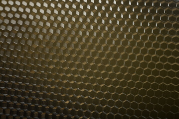 Honeycombs in yellow color, texture.
