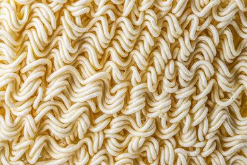 Macrophotographs of instant egg noodles