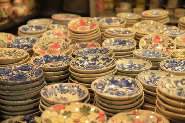 Antiques in the antique market