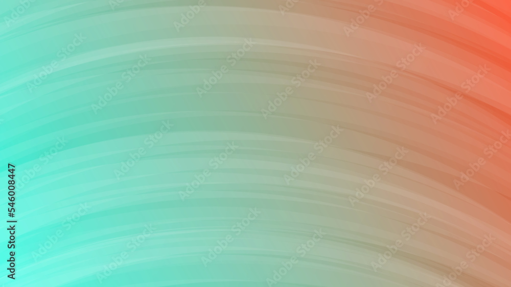 Poster modern colorful gradient background with rounded lines