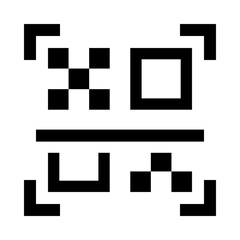 QR code black icon