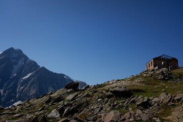 abandoned house on top of a mountain