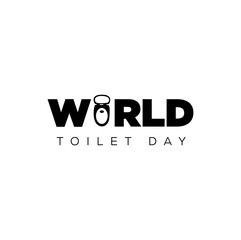 World Toilet Day typography post.