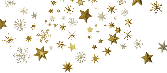 Christmas Card - Snowflakes Of Paper In Frame