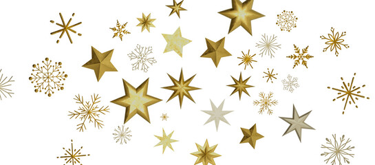 With Realistic Snowflakes Overlay On Light Silver Backdrop. Xmas Holidays