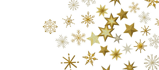 Snowflakes Falling On Snow - Winter Banner