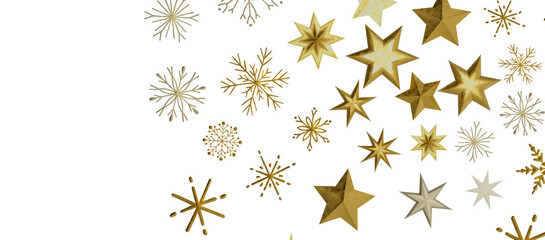 stars. Confetti celebration, Falling golden abstract decoration for party, birthday celebrate,