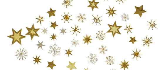 Snowflakes Falling On Snow - Winter Banner