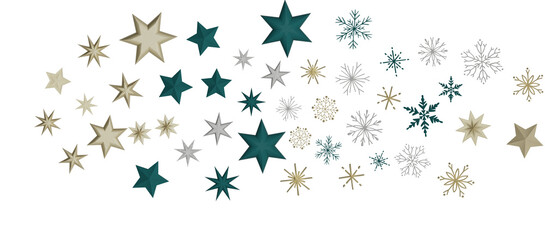 Snowflakes Falling On Snow - Winter Banner