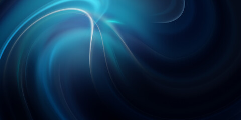 Blue glowing high energy plasma field in space