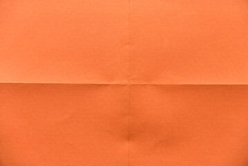 Fototapeta premium Folded orange paper for background.
