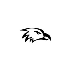 Eagle Icon Eagle Logo Icon isolated black on white background 