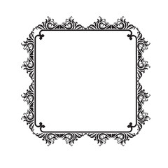 Frame, in the style of an ornament, Vector illustration eps 10, Art.	