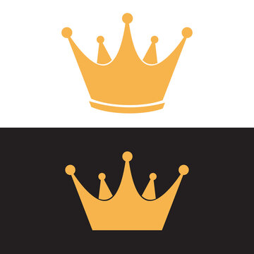 Crown icon vector illustration sign