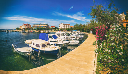 Obraz premium Petrcane in Dalmatia, Croatia