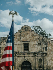 The Alamo in San Antonio Texas. Historic location in Texas