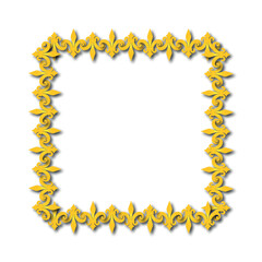 Frame, in the style of an ornament, Vector illustration eps 10, Art.	