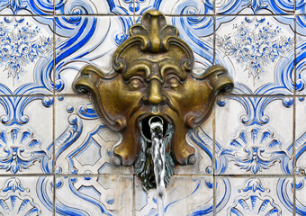 Mineral water fountain (Fonte Judite) in Teresopolis, Rio de Janeiro, Brazil