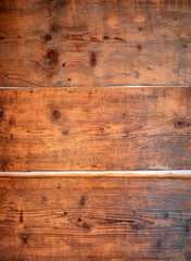 Drewniana ściana ze starych bali, tło do projektów graficznych. - obrazy, fototapety, plakaty